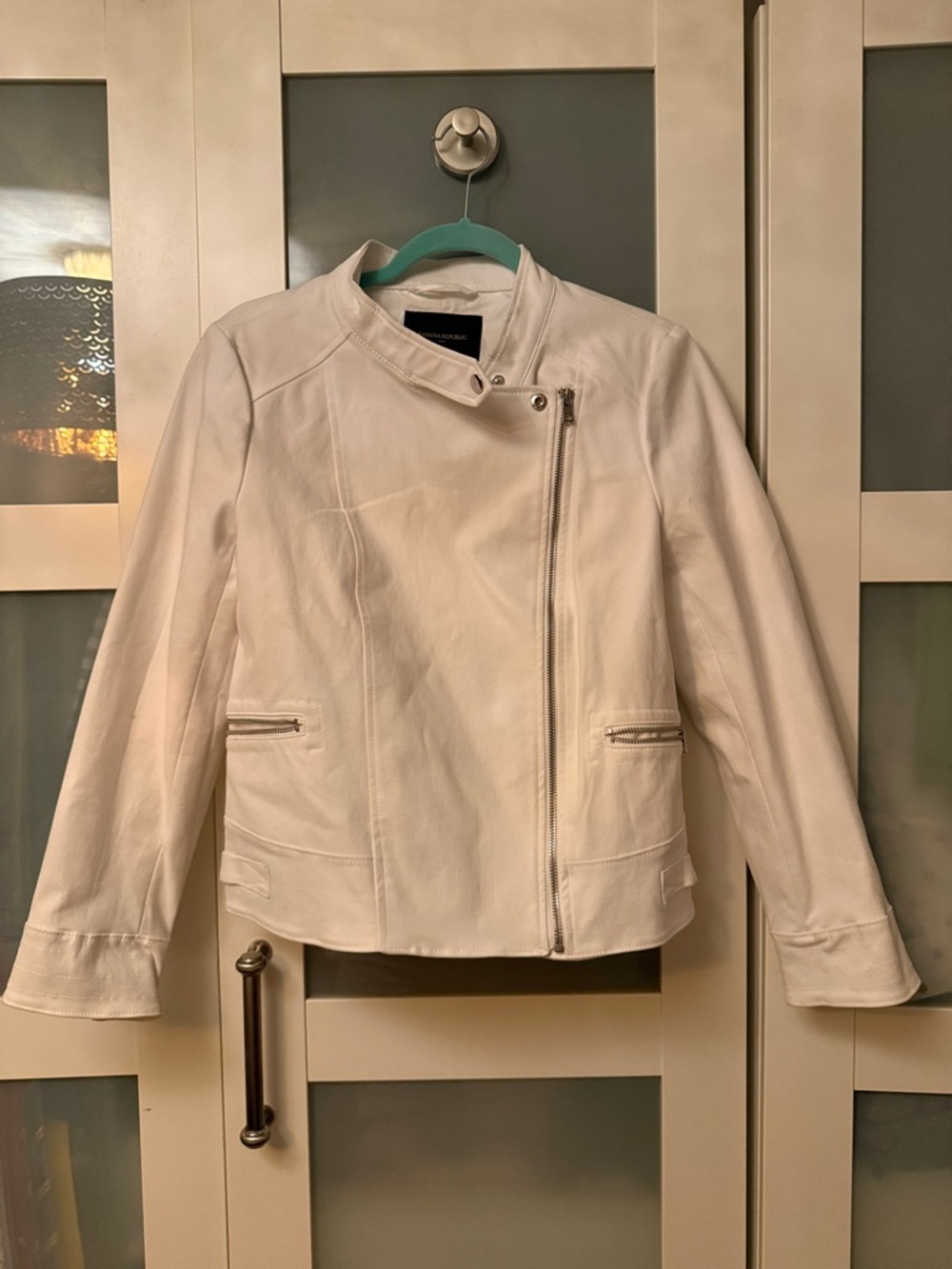 Banana Republic Moto Jacket Medium Petite